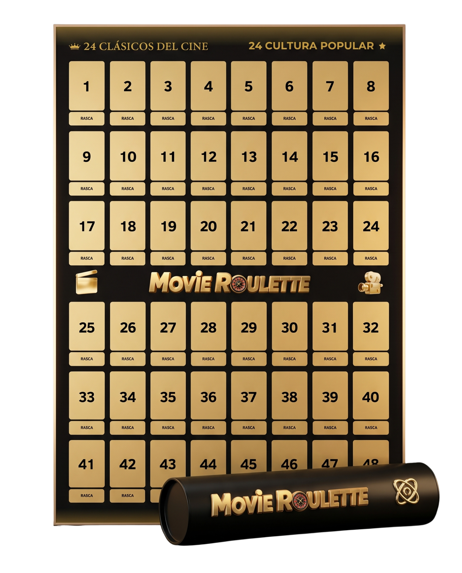 Movie Roulette – pack completo del producto